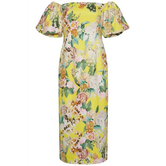 NEW CARA CARA karene dress in lemon zest corniucopia - Picture 3 of 3